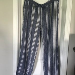 Old Navy Wide Leg Linen Pants